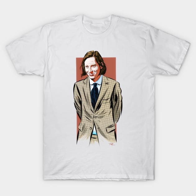 Wes Anderson - An illustration by Paul Cemmick T-Shirt by PLAYDIGITAL2020